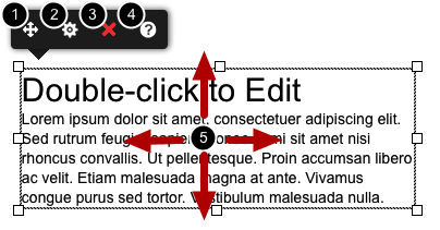 Text editing and formatting – Sitebuilder+
